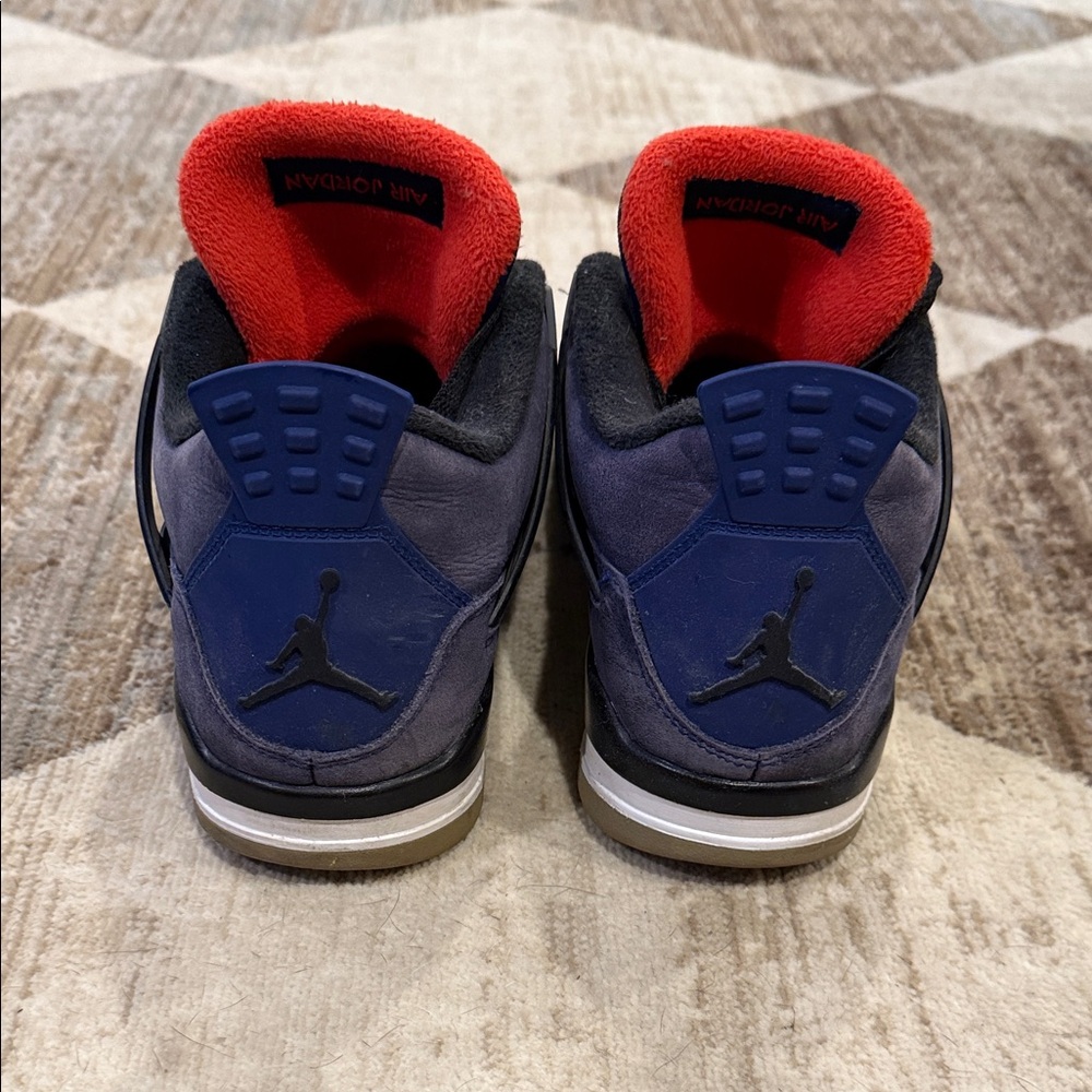 Jordan Flight Sneakers - Navy and Red
